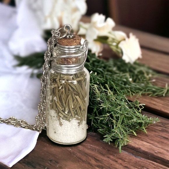 Rosemary Sand Bottle Pendant - Picture 2 of 6
